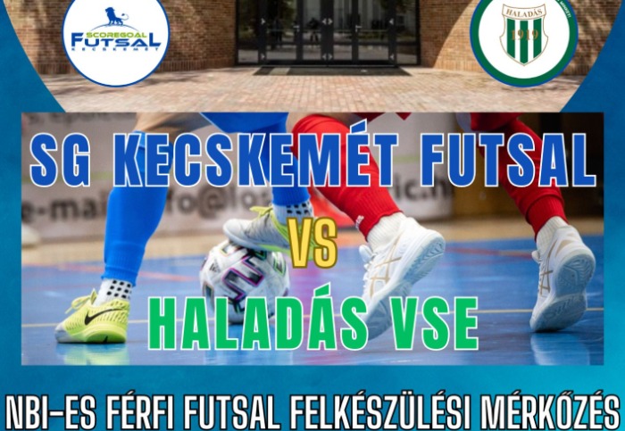 NBI-es férfi futsal felkészülési mérkőzés Lakiteleken