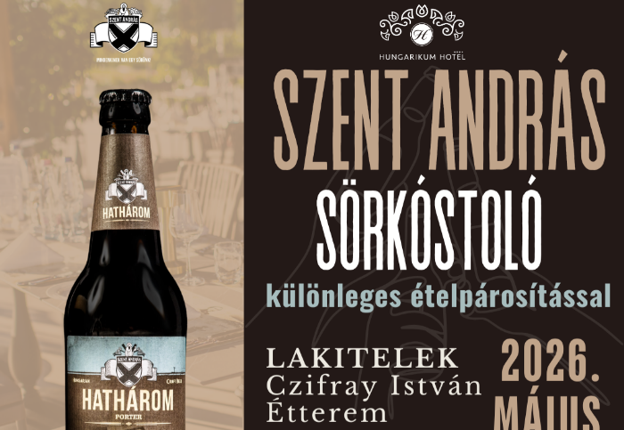 Szent András sörkóstoló különleges ételpárosítással