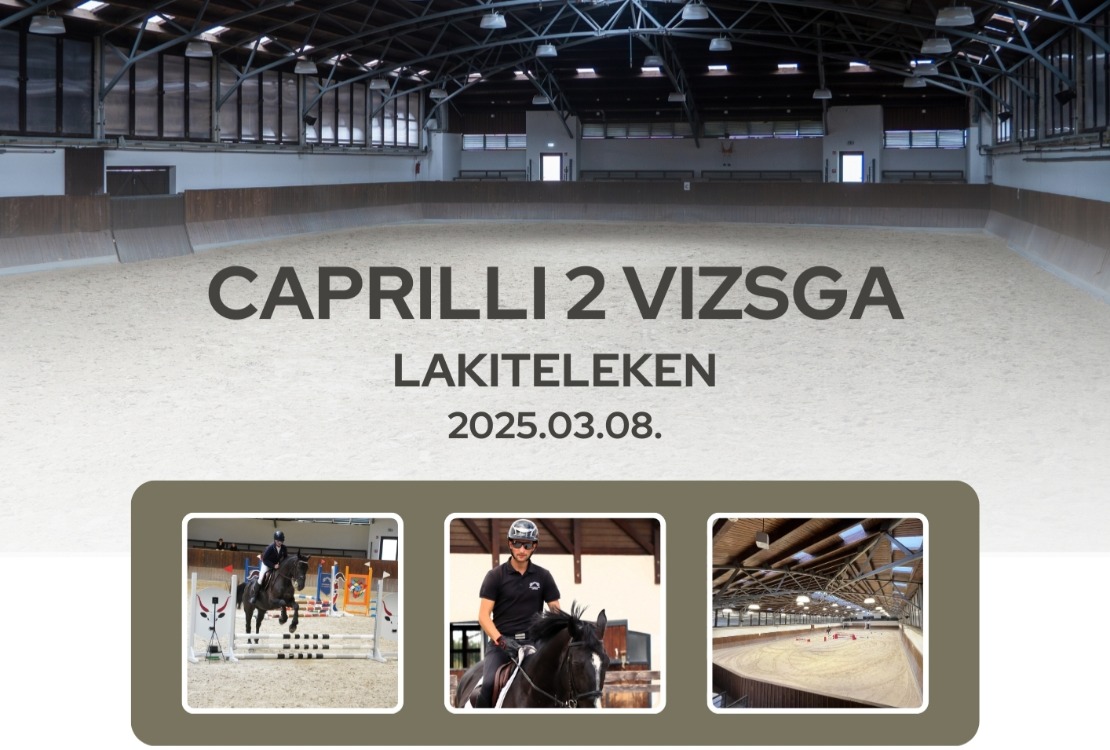 Caprilli 2 vizsga Lakiteleken