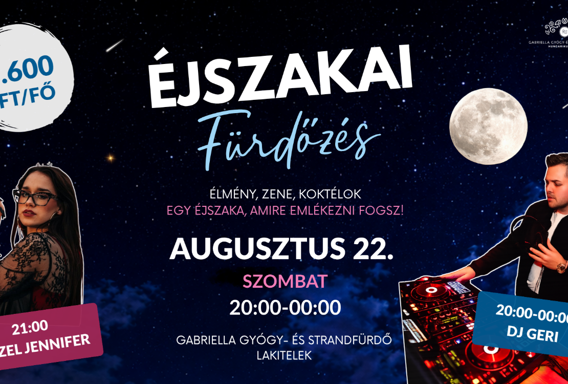 Nyár végi éjszakai fürdőzés