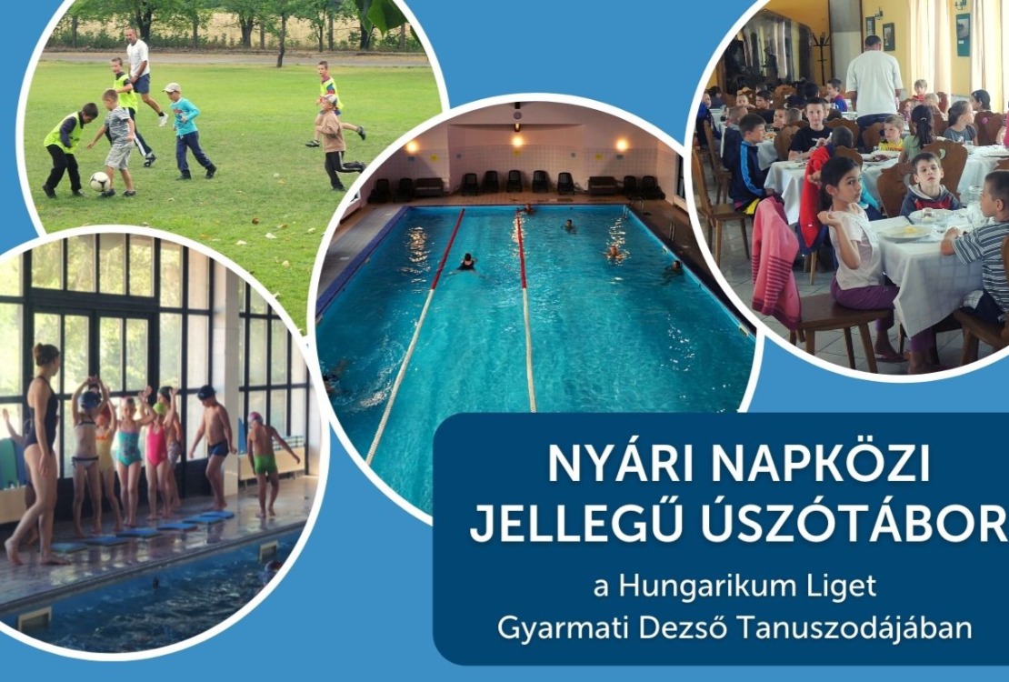 Nyári úszótábor a Gyarmati Dezső Tanuszoda és Termálfürdőben