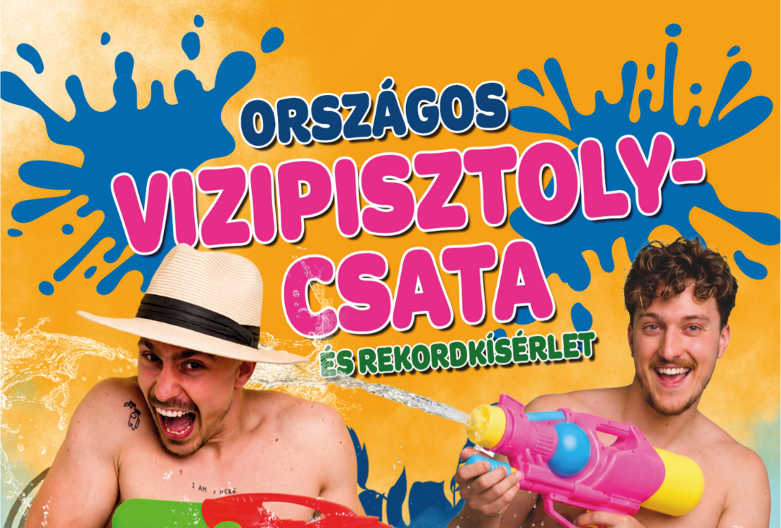 Országos vízipisztolycsata rekordkísérlet