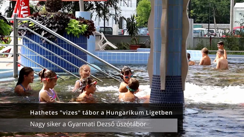 Nyári úszótábor a lakiteleki Gyarmati Dezső Tanuszoda és Termálfürdőbe