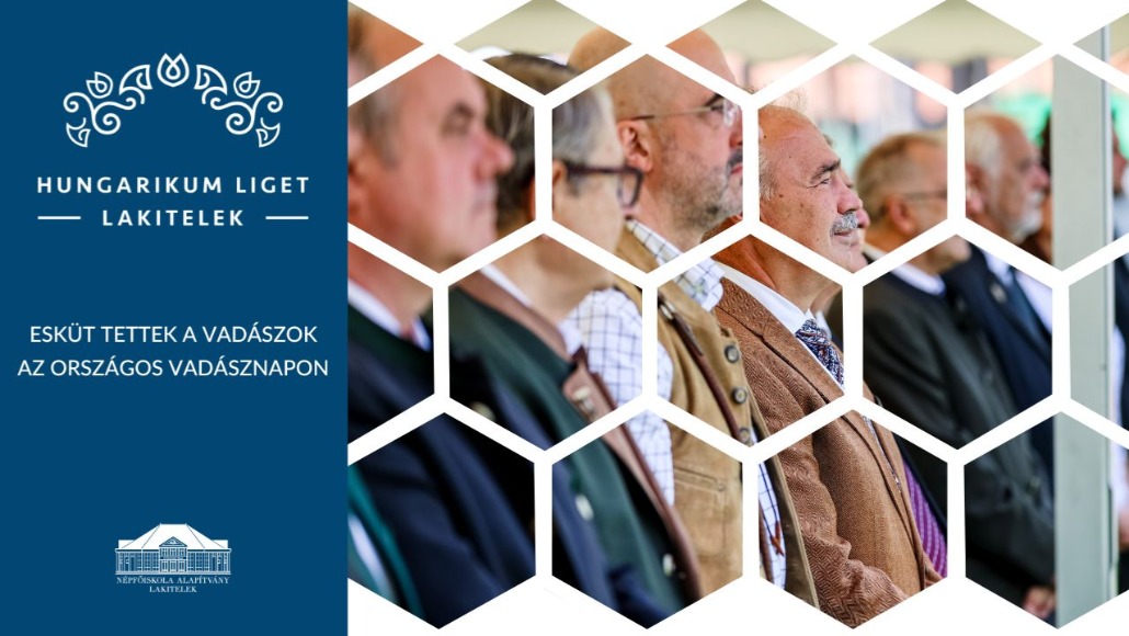 Esküt tettek a vadászok Lakiteleken az Országos Vadásznapon